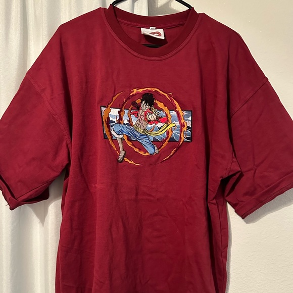 Other - One Piece Luffy vintage tee, embroidered